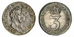William and Mary (1688-1694), Threepence, 1689, conjoined laureate busts right, rev. crowned value, 