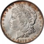 1878 Morgan Silver Dollar. 7/8 Tailfeathers. Strong. MS-63 (NGC).