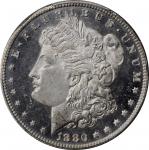 1880/79-CC Morgan Silver Dollar. VAM-4. Top 100 Variety. Reverse of 1878. MS-64 DMPL (PCGS).