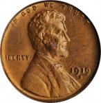 1919-S Lincoln Cent. MS-64 RD (PCGS).