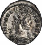 AURELIAN, A.D. 270-275. BI Antoninianus (4.31 gms), Rome Mint, 2nd Officina, A.D. 274. NGC MS, Strik