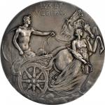 Yale University Bicentennial Medal. Silver. 69.7mm. 175.1 grams. .925 Fine. By Bela Lyon Pratt. Mint