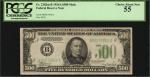 Fr. 2202m-B. 1934A $500 Federal Reserve Mule Note. New York. PCGS Currency Choice About New 55.