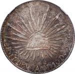 MEXICO. 8 Reales, 1895-Mo AM. Mexico City Mint. NGC MS-62.