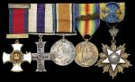 The 1956 Knight Bachelor, Second World War C.B.E., Great War D.S.O. and M.C. group of ten awarded to