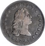 1795 Flowing Hair Silver Dollar. BB-20, B-2. Rarity-3. Two Leaves. VF-25 (PCGS). OGH.