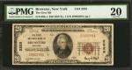 Brewster, New York. $20 1929 Ty. 1. Fr. 1802-1. The First NB. Charter #2225. PMG Very Fine 20.