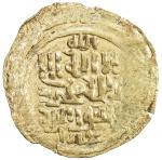 GREAT MONGOLS: Anonymous, ca. 1220s-1230s, AV dinar (2.67g), Bukhara, ND, A-B1967, totally anonymous