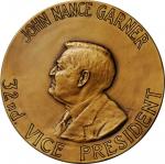1937 Franklin D. Roosevelt Second Inaugural Medal. Bronze. 76 mm. Dusterberg-OIM 9B76, MacNeil-FDR 1