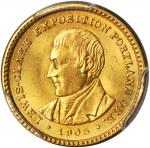 1905 Lewis and Clark Exposition Gold Dollar. MS-65 (PCGS). Gold Shield Holder.