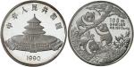 1990年熊猫币100元