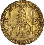 BELGIUM. Lion dOr, ND. Philippe Le Beau (Philip the Fair) (1433-67). PCGS AU-50.