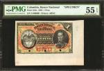 COLOMBIA. Banco Nacional de la Republica de Colombia. 1 Peso, March 4, 1895. P-234s. Specimen.