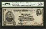 Boston, Massachusetts. $5 1902 Date Back. Fr. 590. The Boylston NB. Charter #545. PMG About Uncircul