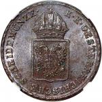 世界铜币2枚一组，包括1816A奥地利1 Krueuzer，及1888/7年比利时刚果5分，分别评NGC UNC Details有环境损害及AU Details有清洗，#4623128-051及#46