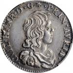 FRANCE. Orange. 1/12 Ecu, 1658-A. Guillaume-Henri de Nassau. PCGS AU-58 Gold Shield.