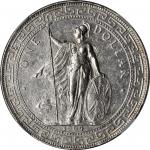 1904/0-B年英国贸易银元站洋一圆银币孟买铸币厂 GREAT BRITAIN. Trade Dollar, 1904/0-B. Bombay Mint. Edward VII. NGC AU De