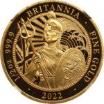 2022 Britannia 1/2oz Gold 50 Pounds. Commemorative Series. Queen Elizabeth II. Trial of the Pyx Test