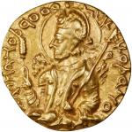 印度贵霜帝国古钱币。INDIA. Kushan Empire. Huvishka. AV Dinar (7.87 gms), Mint I (A), ca. A.D. 152-192. CHOICE 