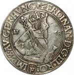 AUSTRIA. Taler, 1558. Prague Mint. Ferdinand I (1521-64). PCGS Genuine--Scratch, EF Details Secure H