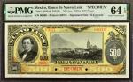 MEXICO. El Banco de Nuevo Leon. 500 Pesos, ND (ca. 1890s). P-S365s2. Specimen. PMG Choice Uncirculat