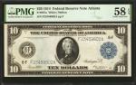 Fr. 987a. 1914 $20  Federal Reserve Note. Atlanta. PMG Choice About Uncirculated 58 EPQ.