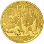 2010年熊猫纪念金币1/4盎司 完未流通