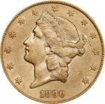 1890-CC自由女神像双鹰金币 NGC AU 53 1890-CC Liberty Head Double Eagle