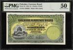 PALESTINE. Palestine Currency Board. 1 Pound, 1944. P-7d. PMG About Uncirculated 50.