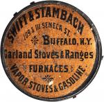 New York--Buffalo. Undated Swift & Stambach. Bowers-NY-2104, Rulau-Unlisted. Steel. 37 mm. EF.