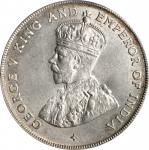 1919年海峡殖民地一圆银币。孟买铸币厂。STRAITS SETTLEMENTS. Dollar, 1919. Bombay Mint. George V. PCGS MS-64.