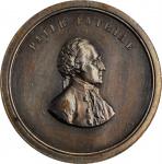 1859 Washington Cabinet Medalet. Bronze. 21 mm. Musante GW-240, Baker-325C, Julian MT-22. Unc Detail