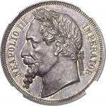 FRANCESecond Empire / Napoléon III (1852-1870). Médaille monétiforme satirique au module de 5 francs