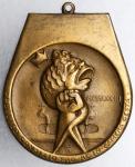1933 Huey P. Long Toilet Seat Medal. Bronze. 41.1 mm x 33.4 mm. About Uncirculated.