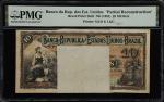 BRAZIL. Banco da Republica dos Estados Unidos do Brazil. 10 Mil Reis, ND (1891). P-S645. PMG Authent