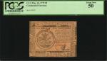 Lot of (2) CC-5 & CC-6. Continental Currency. May 10, 1775. $5 & $6. PMG About Uncirculated 50 EPQ &