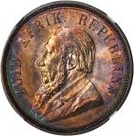 SOUTH AFRICA. Penny, 1898. NGC MS-65 RB.