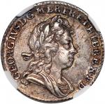 1723年英国6便士银币，背面带 SS & C 字样，NGC AU58，#6450132-007