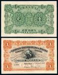 1902年开平矿务有限公司通行银洋票壹元一枚