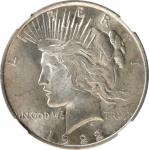 1922 Peace Silver Dollar. MS-64 (NGC).