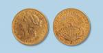 1904年美国20元金币一枚