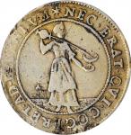 GERMANY. Aachen. 16 Mark, ND (ca. 1711). Free City. PCGS Genuine--Tooled, VF Details Gold Shield.
