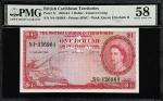 BRITISH CARIBBEAN TERRITORIES. British Caribbean Territories Eastern Group. 1 Dollar, 1963. P-7c. PM