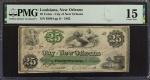 New Orleans, Louisiana. City of New Orleans. 1862. 25 Cents. PMG Choice Fine 15.
