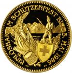 SWITZERLAND. 1,000 Franc, 1986-M. PCGS PROOF-68.