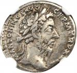 MARCUS AURELIUS, A.D. 161-180. AR Denarius (3.38 gms), Rome Mint, ca. A.D. 174-175.
