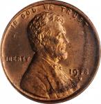 1918-D Lincoln Cent. MS-64 RD (PCGS).