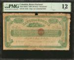 COLOMBIA. Banco Nacional. 50 Pesos, 1899. P-S624. PMG Fine 12.