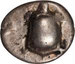 AEGINA. AR Hemidrachm (2.63 gms), ca. 370 B.C. FINE.