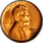 1929-D Lincoln Cent. MS-66 RD (PCGS).